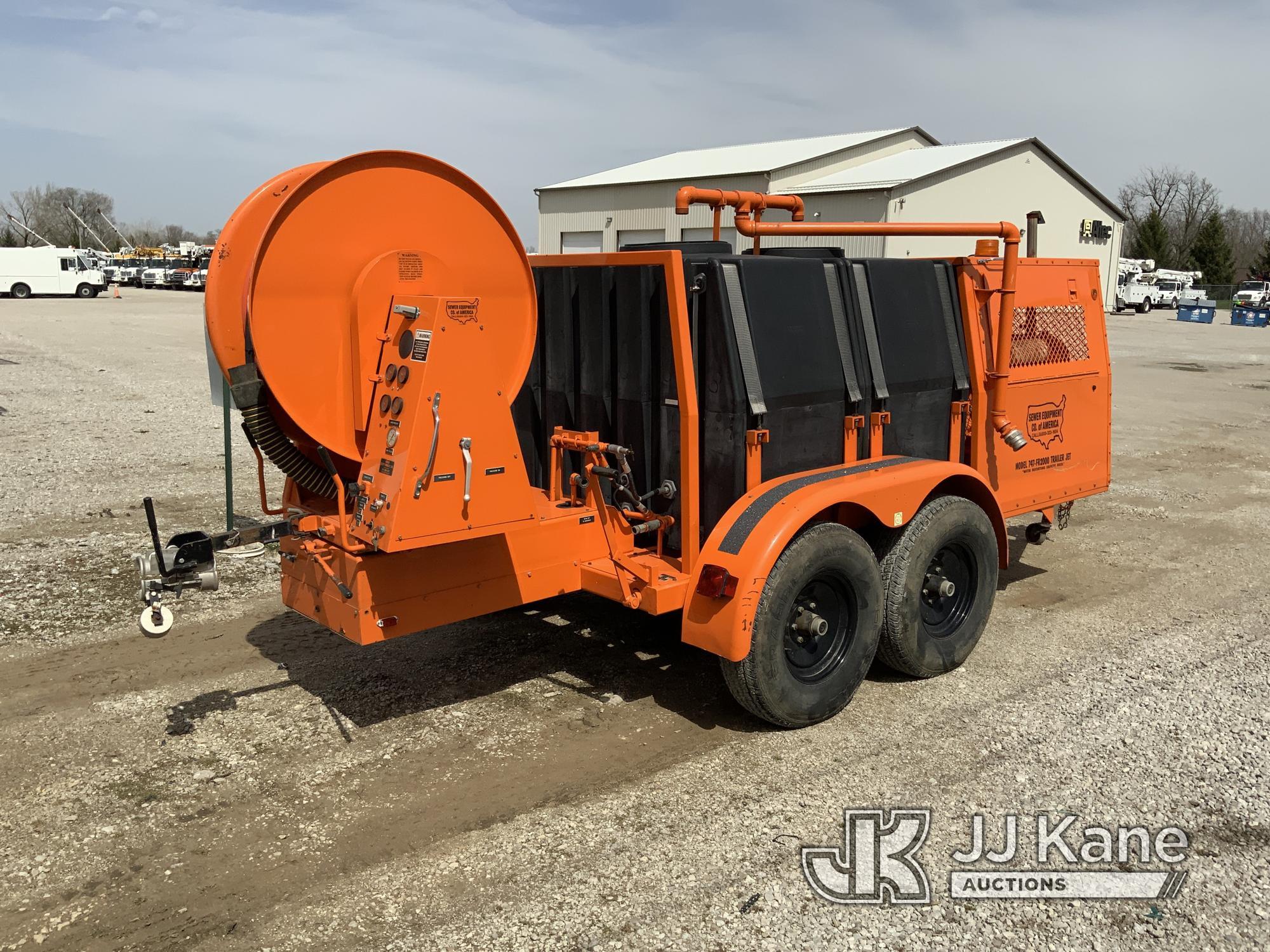 (Fort Wayne, IN) Sewer Equipment Co. of America T/A Jet Rodder Trailer Runs & Operates) (NO TITLE