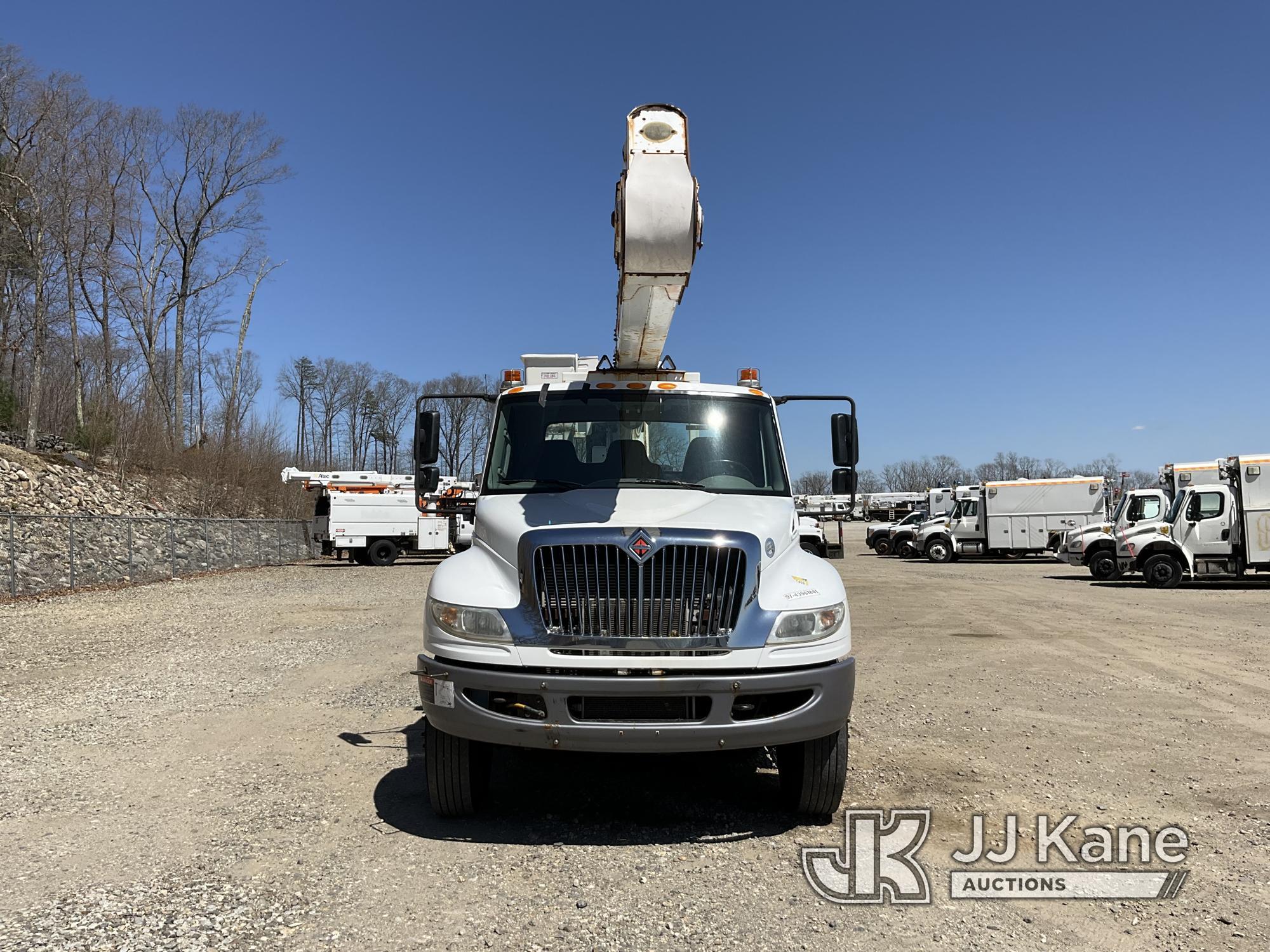 (Shrewsbury, MA) Altec AA55-MH, Material Handling Bucket Truck , 2018 International Durastar 4300 Ut