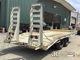 (Harmans, MD) 2012 Butler B-2018-A T/A Dove Tail Trailer GVWR 20K, Rust Damage