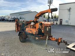(Fort Wayne, IN) 2015 Altec DRM12 Chipper (12in Drum), trailer mtd. Not Running, Condition Unknown,