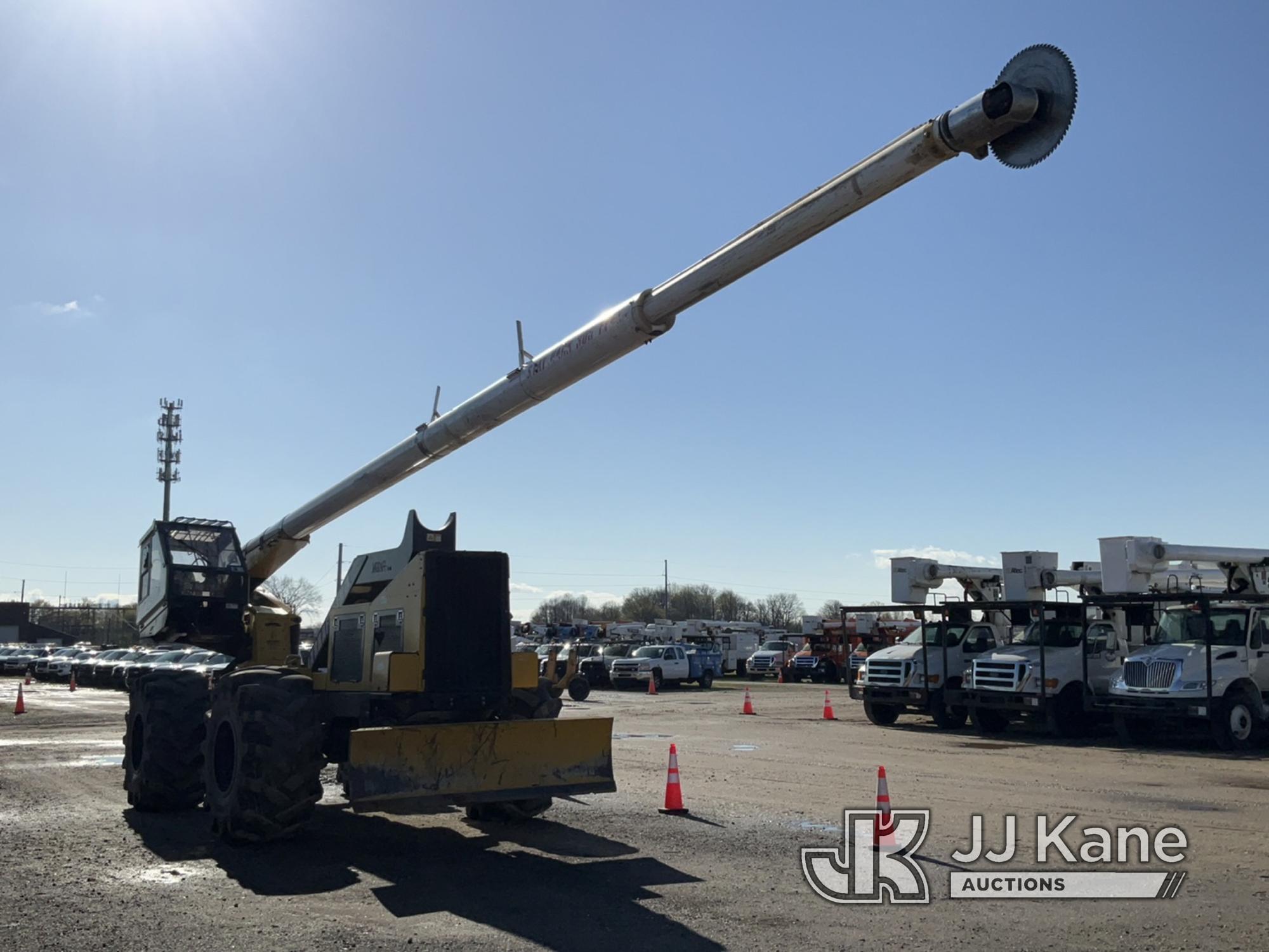 (Charlotte, MI) Jarraff 75ft Telescopic Insulated Tree Saw, mounted on 2017 Jarraff 4 Wheel Drive Ar