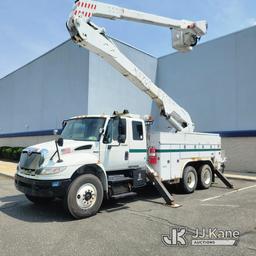 (Bellport, NY) Altec A55E-OC, Material Handling Bucket Truck rear mounted on 2009 International 4400