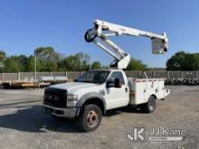 (Plymouth Meeting, PA) Altec AT37G, Articulating & Telescopic Bucket Truck mounted behind cab on 201