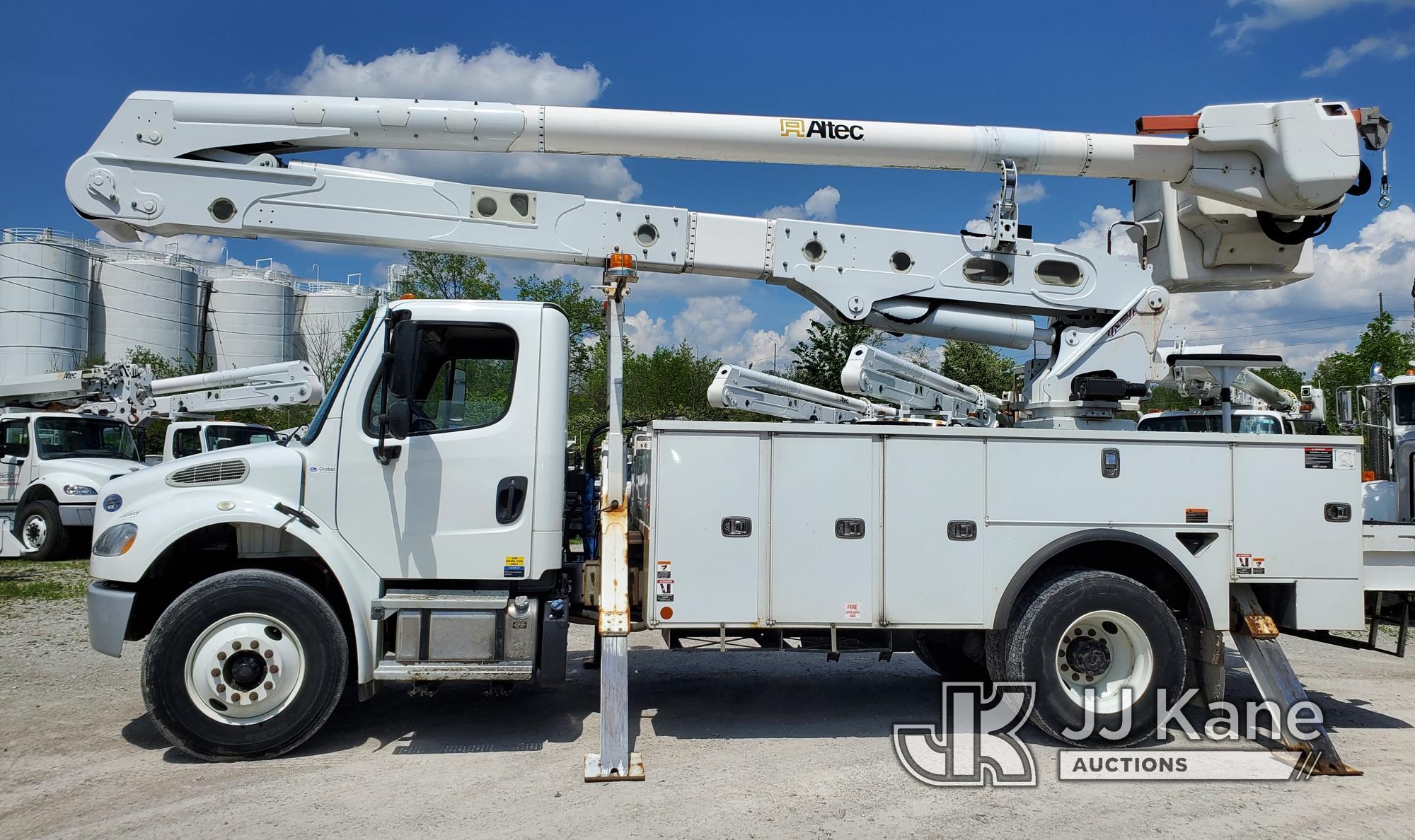 (Indianapolis, IN) Altec AA55, Material Handling Bucket Truck rear mounted on 2019 Freightliner M2 U