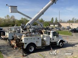 (Miamisburg, OH) Altec DM47-TR, Digger Derrick rear mounted on 2009 International 4300 Utility Truck