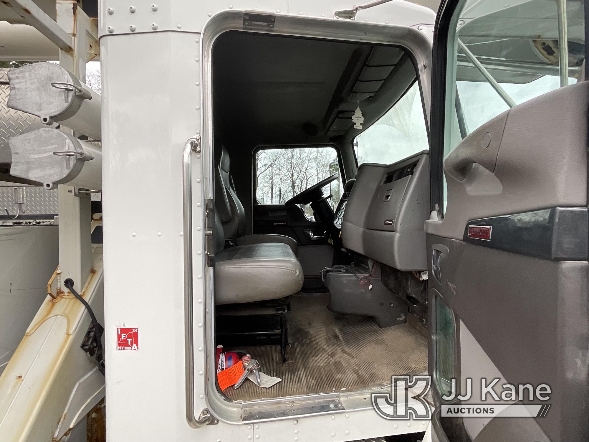 (Victor, NY) Altec AM55-E, Over-Center Material Handling Bucket Truck rear mounted on 2019 Kenworth