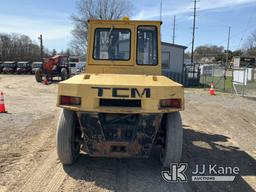 (Charlotte, MI) 1989 TCM FD100Z Rubber Tired Forklift Runs, Moves, Operates