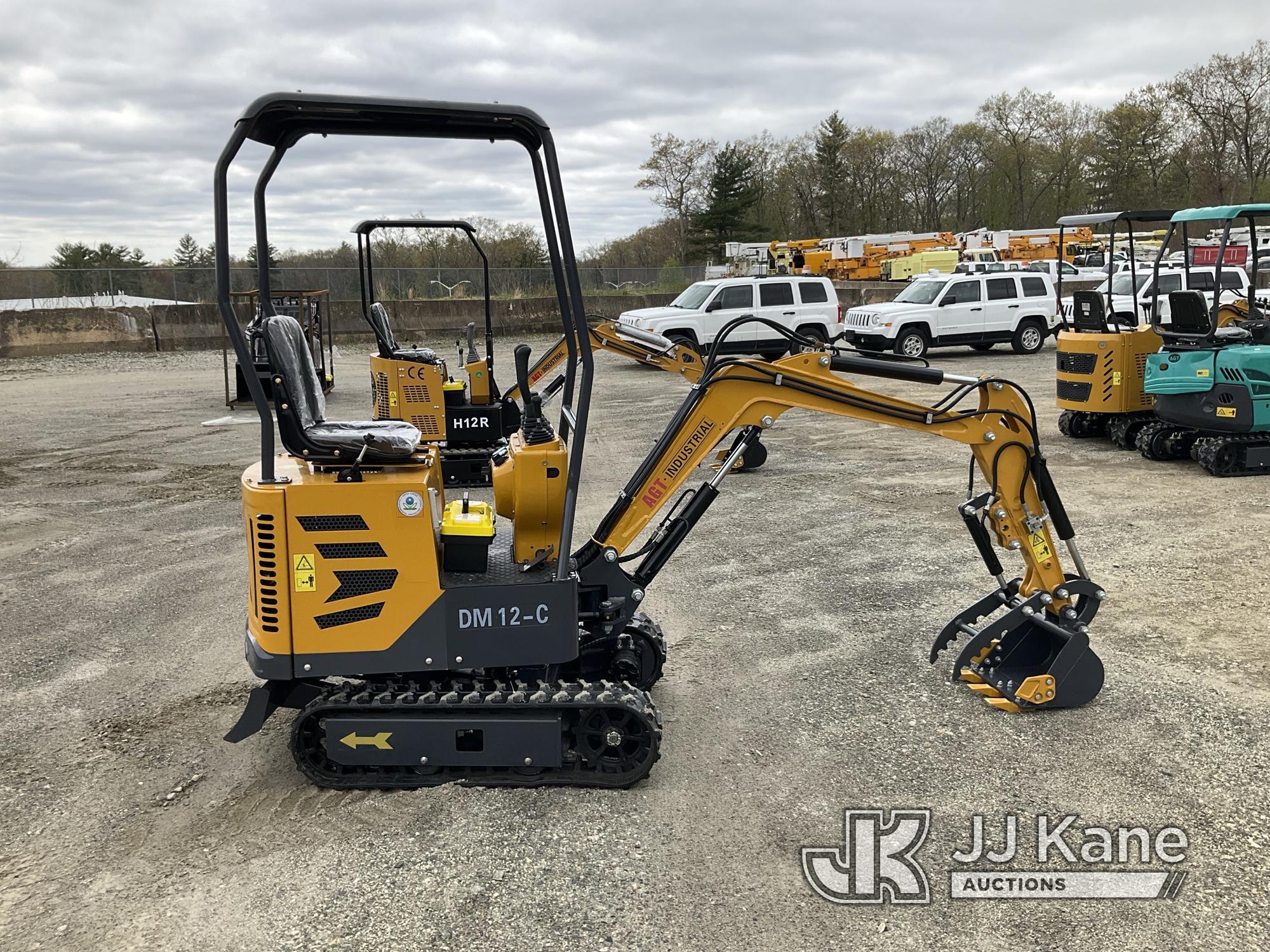 (Shrewsbury, MA) 2024 AGT DM12-C Mini Hydraulic Excavator New/Unused