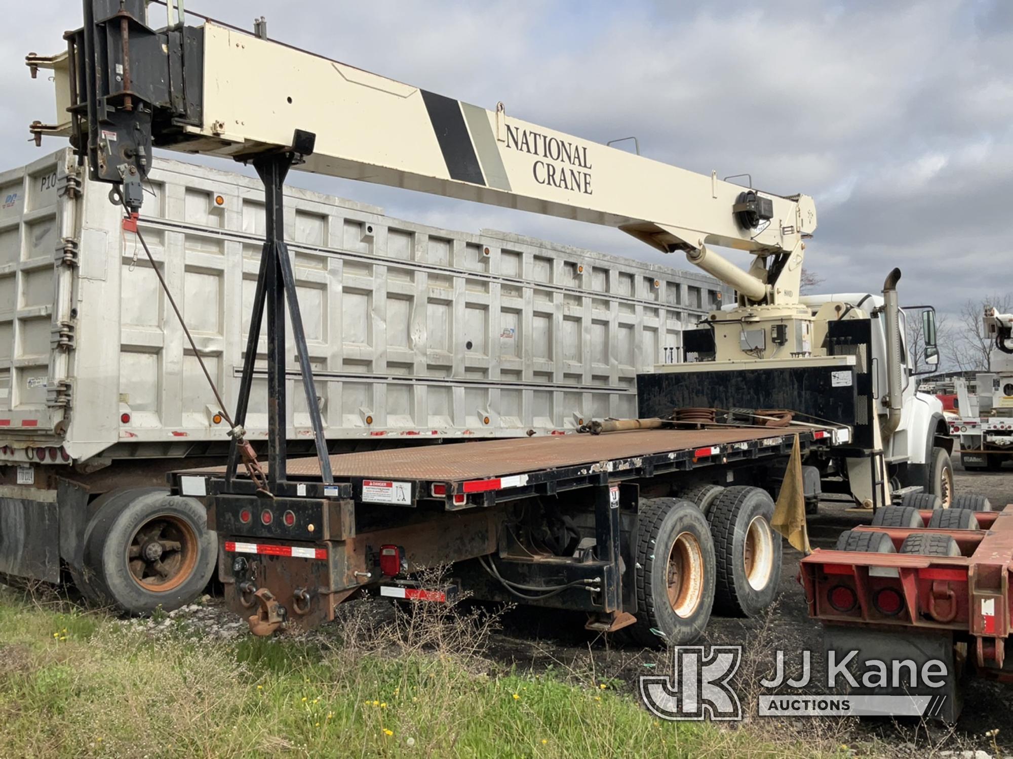 (Ashland, OH) National 800D, Hydraulic Truck Crane mounted behind cab on 2007 Freightliner M2 106 6X