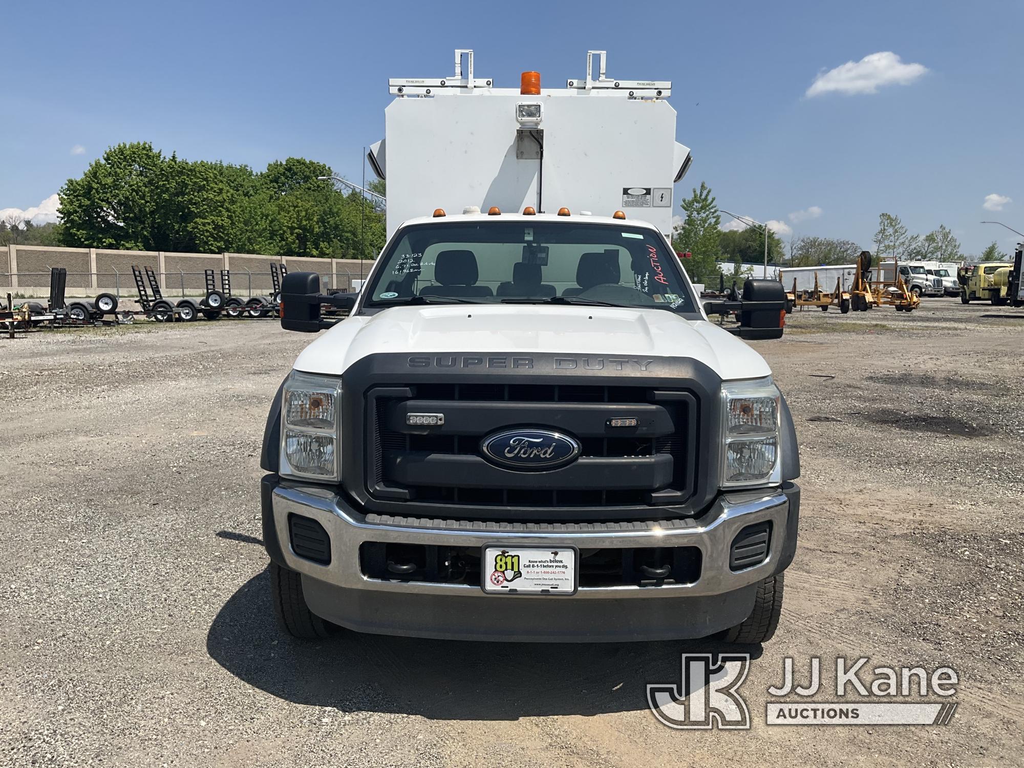 (Plymouth Meeting, PA) 2012 Ford F450 Enclosed Service Truck Runs & Moves, Body & Rust Damage