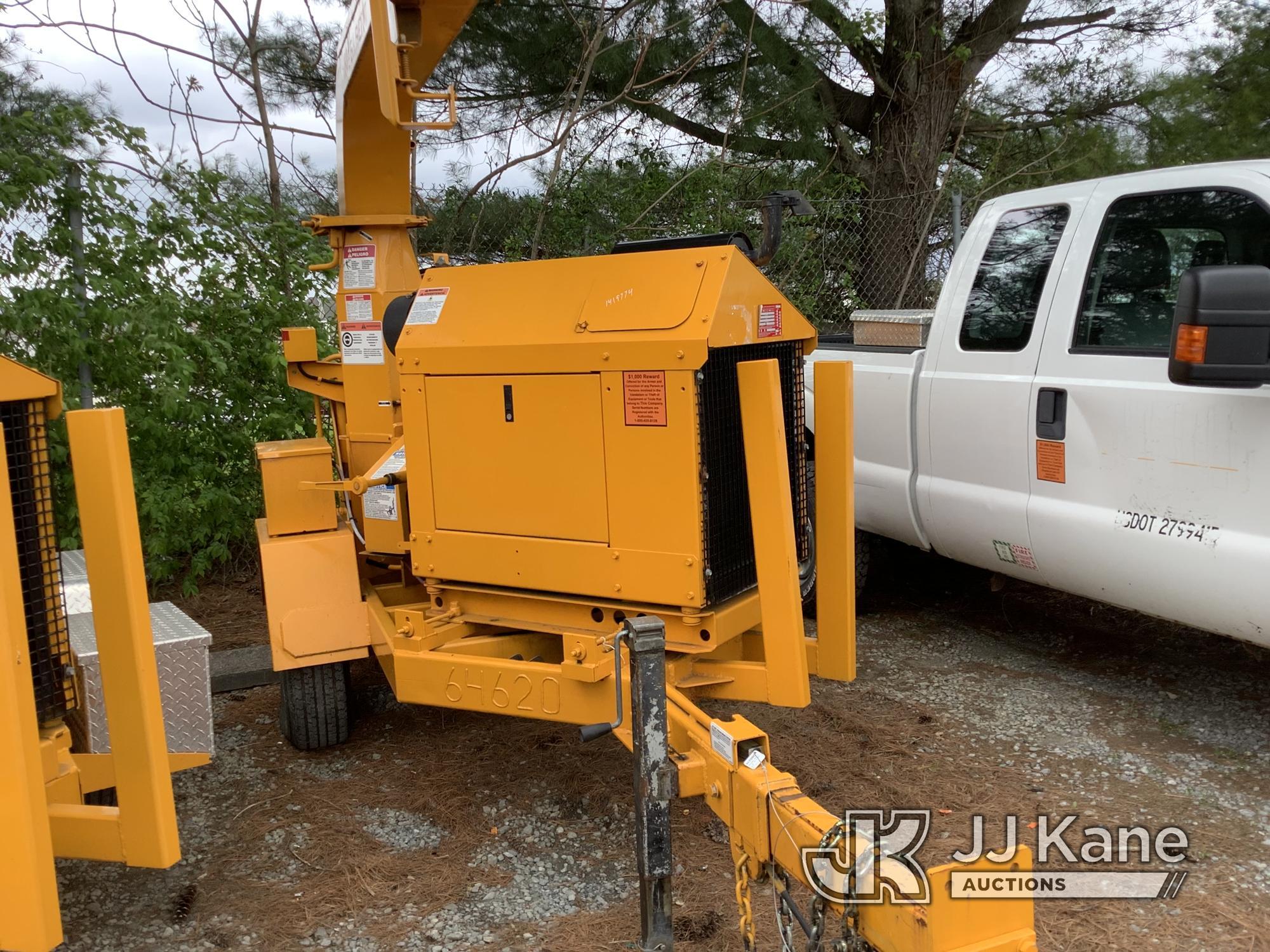 (Frederick, MD) 1996 Bandit 200 Portable Chipper (12in Disc) Runs, Operational Condition Unknown, Ru