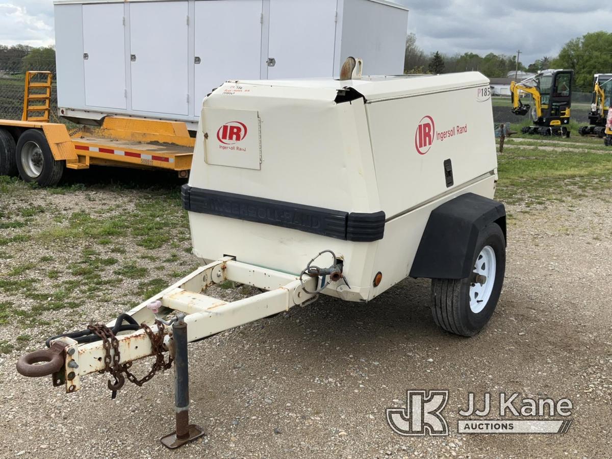 (Charlotte, MI) Ingersoll Rand P185 Portable Air Compressor No Title, Runs, Makes Air