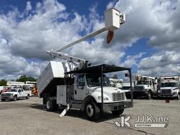 (Plymouth Meeting, PA) Altec LRV-56, Over-Center Bucket Truck mounted behind cab on 2012 Freightline