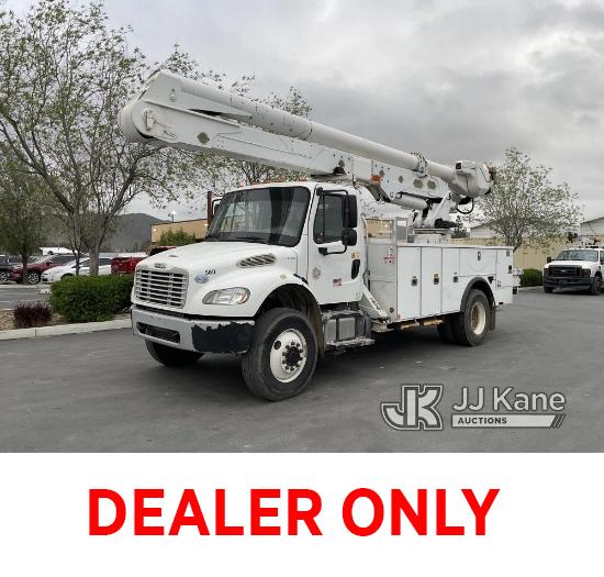 (Jurupa Valley, CA) Altec AA55, Material Handling Bucket , 2015 Freightliner M2 106 4X4 Runs & Moves