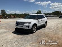 2019 Ford Explorer 4-Door Sport Utility Vehicle, (GA Power Unit) Runs & Moves) (Jump To Start, Body 