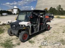 2015 Bobcat 3400XL 4x4 Crew-Cab Yard Cart Runs & Moves