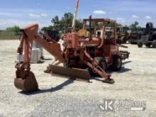 1995 Ditch Witch 5110DD Rubber Tired Trencher, W/ Miscellaneous Parts Included Runs, Moves & Operate