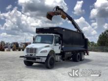 Prentice 2124 BC, Grappleboom Crane rear mounted on 2016 Freightliner M2 106 Dump Debris Truck Runs,