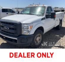 2016 Ford F350 Pickup Truck Not Running, Condition Unknown) (No Key