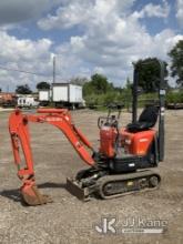 (South Beloit, IL) 2021 Kubota K008-3 Mini Hydraulic Excavator Runs, Moves, Operates
