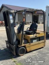 (South Beloit, IL) Caterpillar EP20T Solid Tired Forklift Battery Dead-Unable to Operate-Condition U