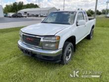 2009 GMC Canyon 4x4 Extended-Cab Pickup Truck Jump To Start, Runs, Moves) (Check Engine Light On, Fr