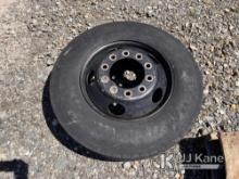 Continental 10R22.5 Tire & Steel Rim (Used) NOTE: This unit is being sold AS IS/WHERE IS via Timed A
