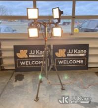 Portable Work Lights (Operate) NOTE: This unit is being sold AS IS/WHERE IS via Timed Auction and is