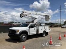 Altec AT40G, Articulating & Telescopic Bucket Truck mounted behind cab on 2017 FORD F550 Service Tru