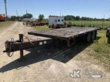 (Charlotte, MI) 1999 Stigers T/A Tagalong Flatbed Trailer Rotted Deck Boards
