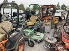 (Jurupa Valley, CA) 2019 John Deere 72 in Mower Not Running, True Hours Unknown