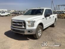 2015 Ford F150 4x4 XLT Super Crew-Cab Pickup Truck Runs & Moves)