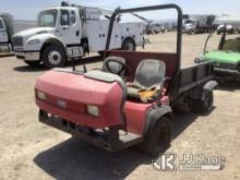 2014 Toro 07384 Utility Vehicle Not Running, Conditions Unknown) (True Engine Hours Unknown
