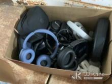 Box w/Headphones & Electronics NOTE: This unit is being sold AS IS/WHERE IS via Timed Auction and is