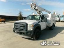 Altec 200A, Telescopic Non-Insulated Bucket Truck mounted behind cab on 2012 Ford F450 Service Truck