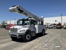 (Portland, OR) Altec TA60, Articulating & Telescopic Material Handling Bucket Truck rear mounted on