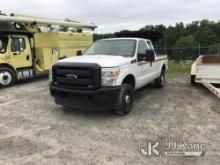 (Mount Airy, NC) 2015 Ford F250 4x4 Extended-Cab Pickup Truck Runs Rough, Moves) (Check Engine Light