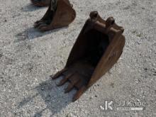 (Chester, VA) Lemac 18in Excavator Digging Bucket (Fit Unknown) NOTE: This unit is being sold AS IS/