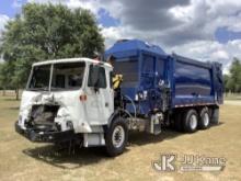 (Ocala, FL) 2016 Autocar ACX64 Garbage/Compactor Truck Wrecked) (Not Running, Condition Unknown) (Fr