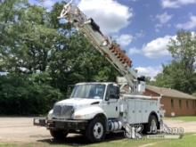 Altec DC47-TR, Digger Derrick rear mounted on 2016 International 4300 Utility Truck Runs, Moves & Up