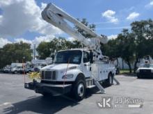 Altec AA55, Material Handling Bucket rear mounted on 2018 Freightliner M2 106 4x4 Utility Truck Runs