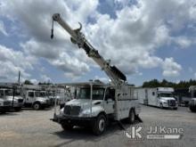 Terex Commander 4045, Digger Derrick rear mounted on 2012 International Durastar 4300 Utility Truck 