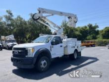 (Tampa, FL) Altec AT40G, Articulating & Telescopic Bucket mounted behind cab on 2017 Ford F550 4x4 S