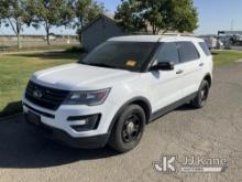 2017 Ford Explorer 4x4 4-Door Sport Utility Vehicle Runs & Moves) (Interior Stripped Of Parts