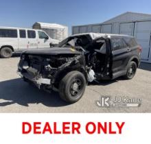(Dixon, CA) 2021 Ford Explorer AWD Police Interceptor 4-Door Sport Utility Vehicle Not Running, Wrec