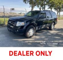 2012 Ford Expedition 4x4 4-Door Sport Utility Vehicle Runs & Moves) (Emissions Label Missing, Horn D