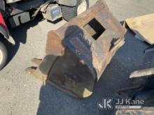 Backhoe Bucket Attachment (Used) NOTE: This unit is being sold AS IS/WHERE IS via Timed Auction and 