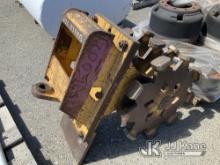 Compaction Wheel Backhoe Attachment (Used) NOTE: This unit is being sold AS IS/WHERE IS via Timed Au