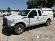 2012 Ford F250 Extended-Cab Pickup Truck Runs & Moves) (Check Engine Light On, Body Damage, Rust Dam
