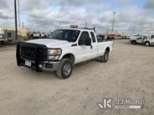 2013 Ford F250 4x4 Extended-Cab Pickup Truck Runs & Moves) (Body Damage, Check Engine Light On,